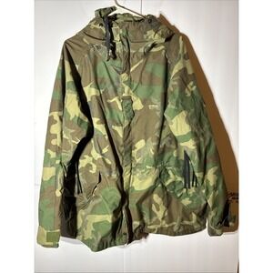 Genuine US GI Military cold weather woodland Camouflage‎ Gortex Parka XL Regular